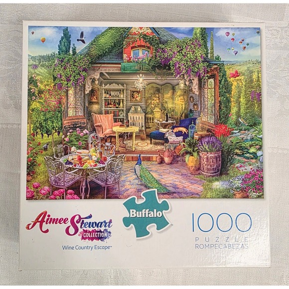 Buffalo Games Other - Buffalo Games Aimee Stewart Wine Country Escape 1000 Piece Jigsaw Puzzle 91520